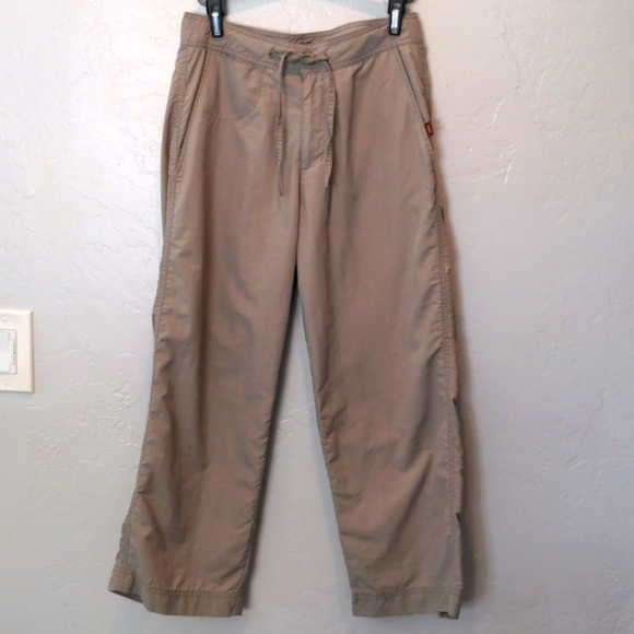 REI UPF 50 TAN NYLON DRAWSTRING PANT - Picture 1 of 10